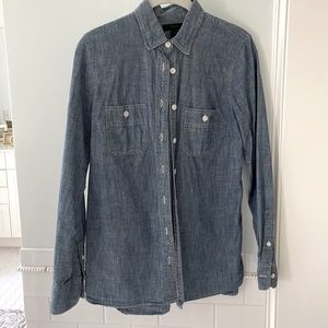 JCrew women’s chambray button shirt